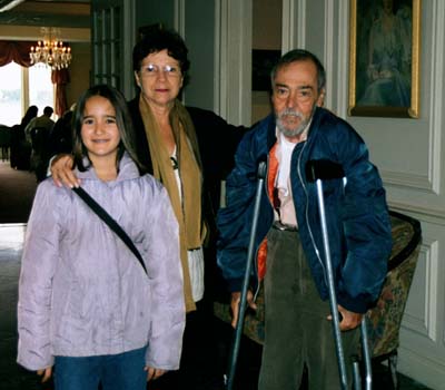 Orestes Polverelli num brunch em Red Bank (2000).