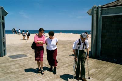 Orestes Polverelli em Sandy Hook, NJ (2000).